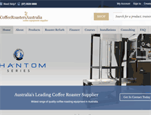Tablet Screenshot of coffeeroasters.com.au